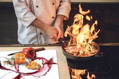 GIGANTE ASSE DA CUCINA e Copri-piano cottura a induzione; Serie di vini DD04: Vino 15