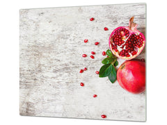 Arbeitsplattenschoner und Nudelbrett 60D02: Granate