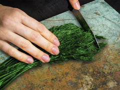 Chopping Board -  Impact & Scratch Resistant - Glass Cutting Board D24 Rusted textures Series: Colorfoul tarnished copper