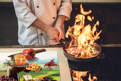 Induction Cooktop Cover 60D04: Red wine 5