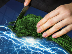 Tempered GLASS Cutting Board D01 Abstract Series: Electricity