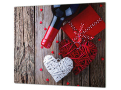 Induktionskochfeldabdeckung 60D04: I love wine 1