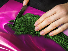 Tempered GLASS Cutting Board D01 Abstract Series: Texture 21