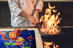 KITCHEN BOARD & Induction Cooktop Cover  D07 Fruits and vegetables: Strawberry 44