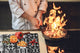 Glass stove top 60D21: Black & White Pattern