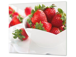 KITCHEN BOARD & Induction Cooktop Cover  D07 Fruits and vegetables: Strawberry 11