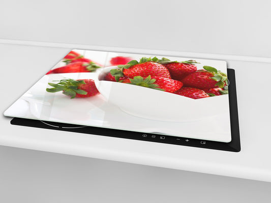 KITCHEN BOARD & Induction Cooktop Cover  D07 Fruits and vegetables: Strawberry 11