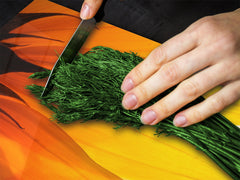 Glass Cutting Board and Worktop Saver D06 Flowers Series: Flower 4