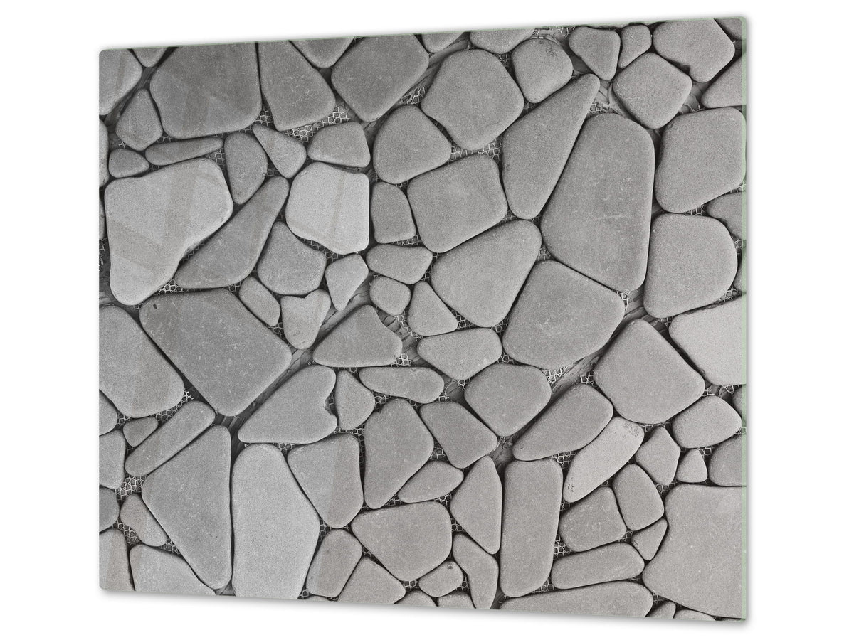 Tempered GLASS Kitchen Board – Impact & Scratch Resistant D10A Textures Series A: Stone 23