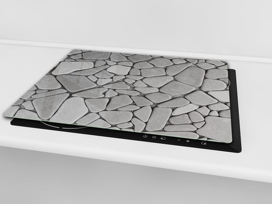 Tempered GLASS Kitchen Board – Impact & Scratch Resistant D10A Textures Series A: Stone 23