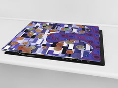 Induktionskochfeldabdeckung 60D14: Farbige Kreise