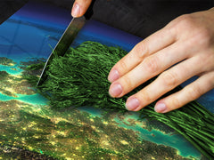 Tempered GLASS Kitchen Board D09 Other: Cosmos 10