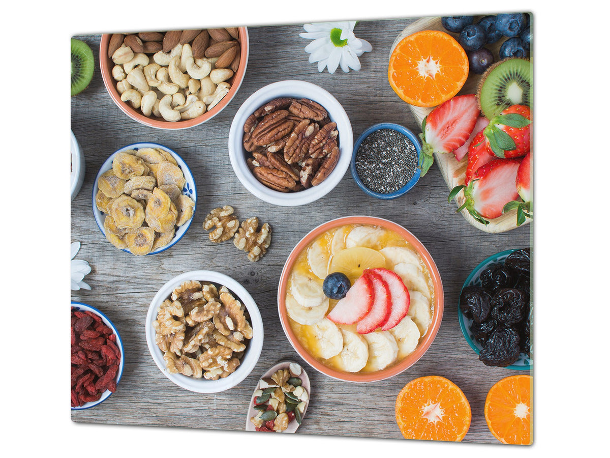 Tempered GLASS Cutting Board 60D16: Healthy porridge