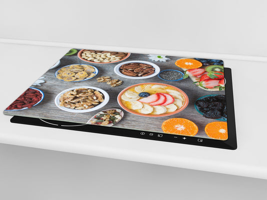 Tempered GLASS Cutting Board 60D16: Healthy porridge