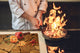 Tablero de cocina de VIDRIO templado – Resistente a golpes y arañazos  - D10A Serie Texturas A: Madera 26