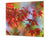 Tempered GLASS Kitchen Board – Impact & Scratch Resistant; D08 Nature Series: Leaves 12