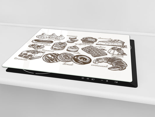 TEMPERED GLASS CHOPPING BOARD 60D13: Sweets 5