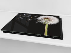 Glass Cutting Board and Worktop Saver D06 Flowers Series: Dandelion 2