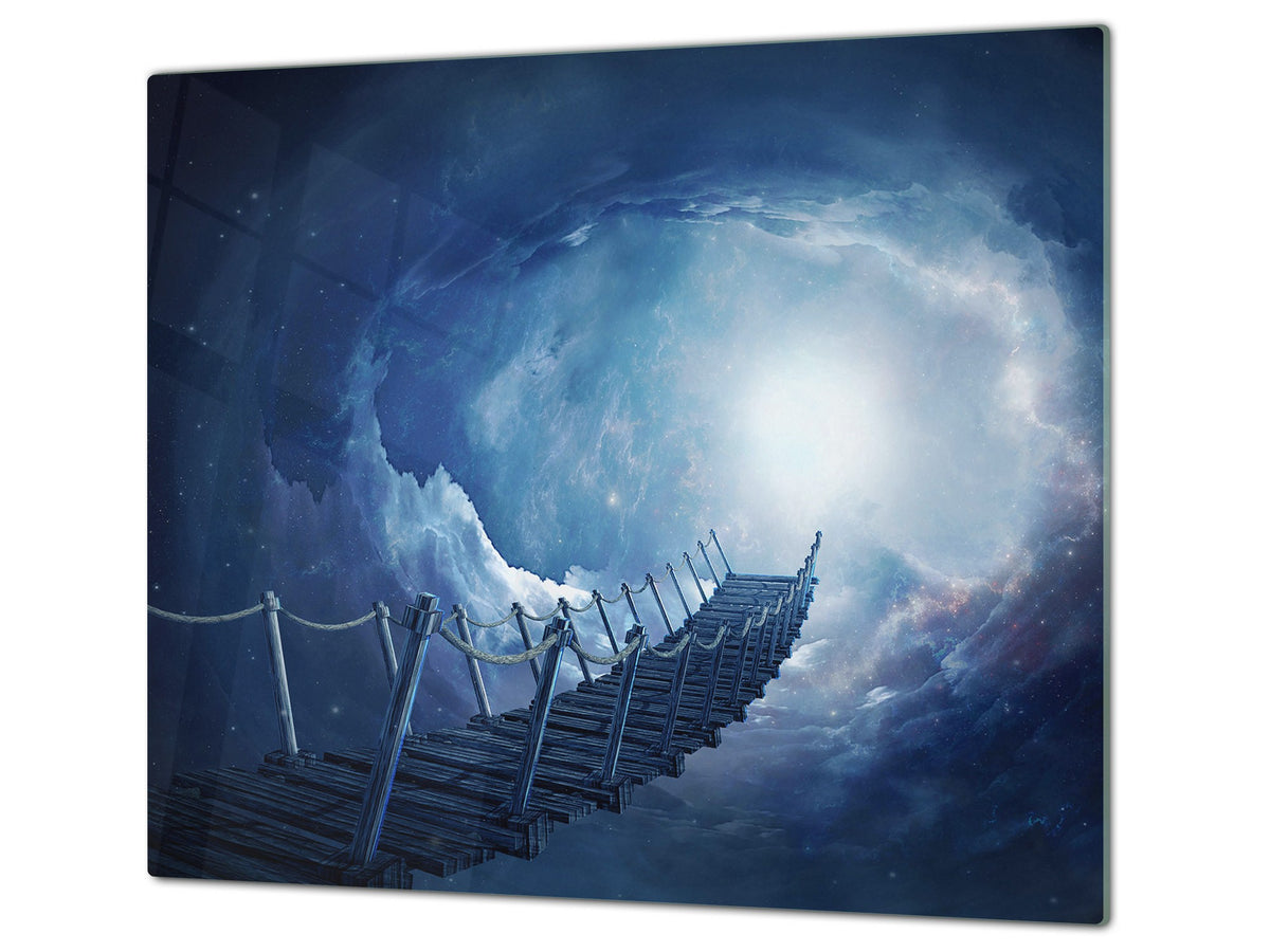 Glass Pastry Board 60D18: A bridge to the universe