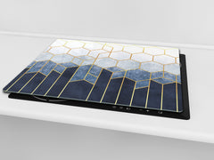 TEMPERED GLASS CHOPPING BOARD – Glass Cutting Board and Worktop Saver D26 Textures and tiles 2 Series: Geometric abstraction
