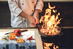 TEMPERED GLASS CHOPPING BOARD – Glass Cutting Board and Worktop Saver D26 Textures and tiles 2 Series: Geometric abstraction