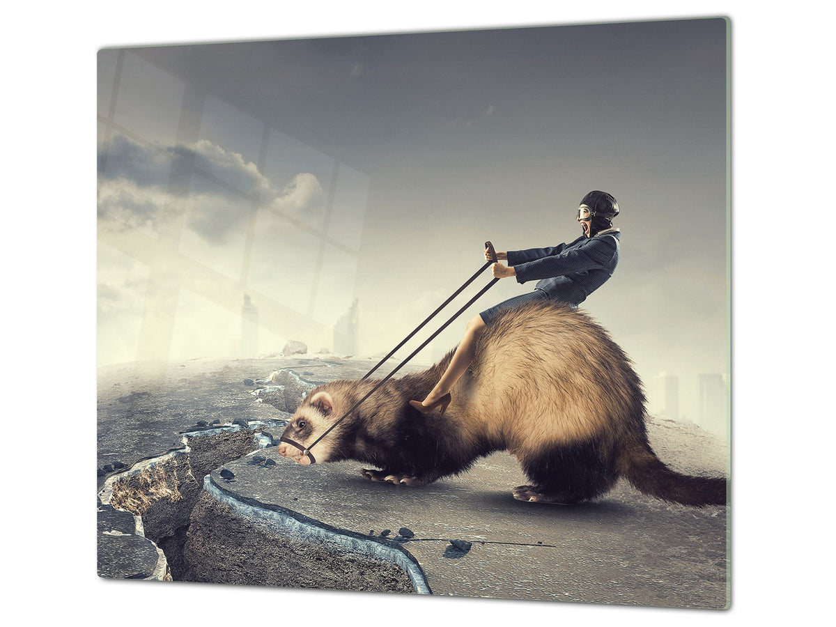 Glass Pastry Board 60D18: Stop over the precipice 1