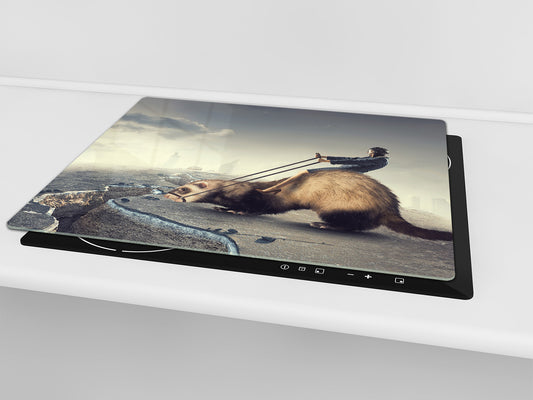 Glass Pastry Board 60D18: Stop over the precipice 1