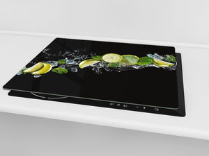 Worktop saver and Pastry Board 60D02: Lemon with mint