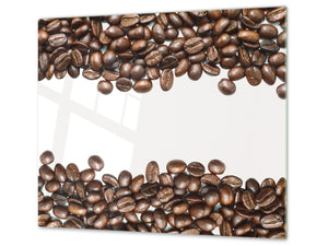 KITCHEN BOARD & Induction Cooktop Cover D05 Coffee Series: Coffee 118