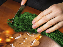 CUTTING BOARD and Cooktop Cover ;D20 Christmas Series: Gingerbread Decoration