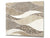 Tempered GLASS Kitchen Board – Impact & Scratch Resistant D27 Vintage leaves and patterns Series: Versatile tile pattern