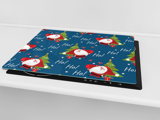 CUTTING BOARD and Cooktop Cover ;D20 Christmas Series: Ho Ho Ho