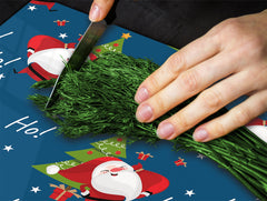 CUTTING BOARD and Cooktop Cover ;D20 Christmas Series: Ho Ho Ho