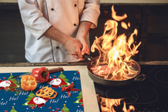 CUTTING BOARD and Cooktop Cover ;D20 Christmas Series: Ho Ho Ho