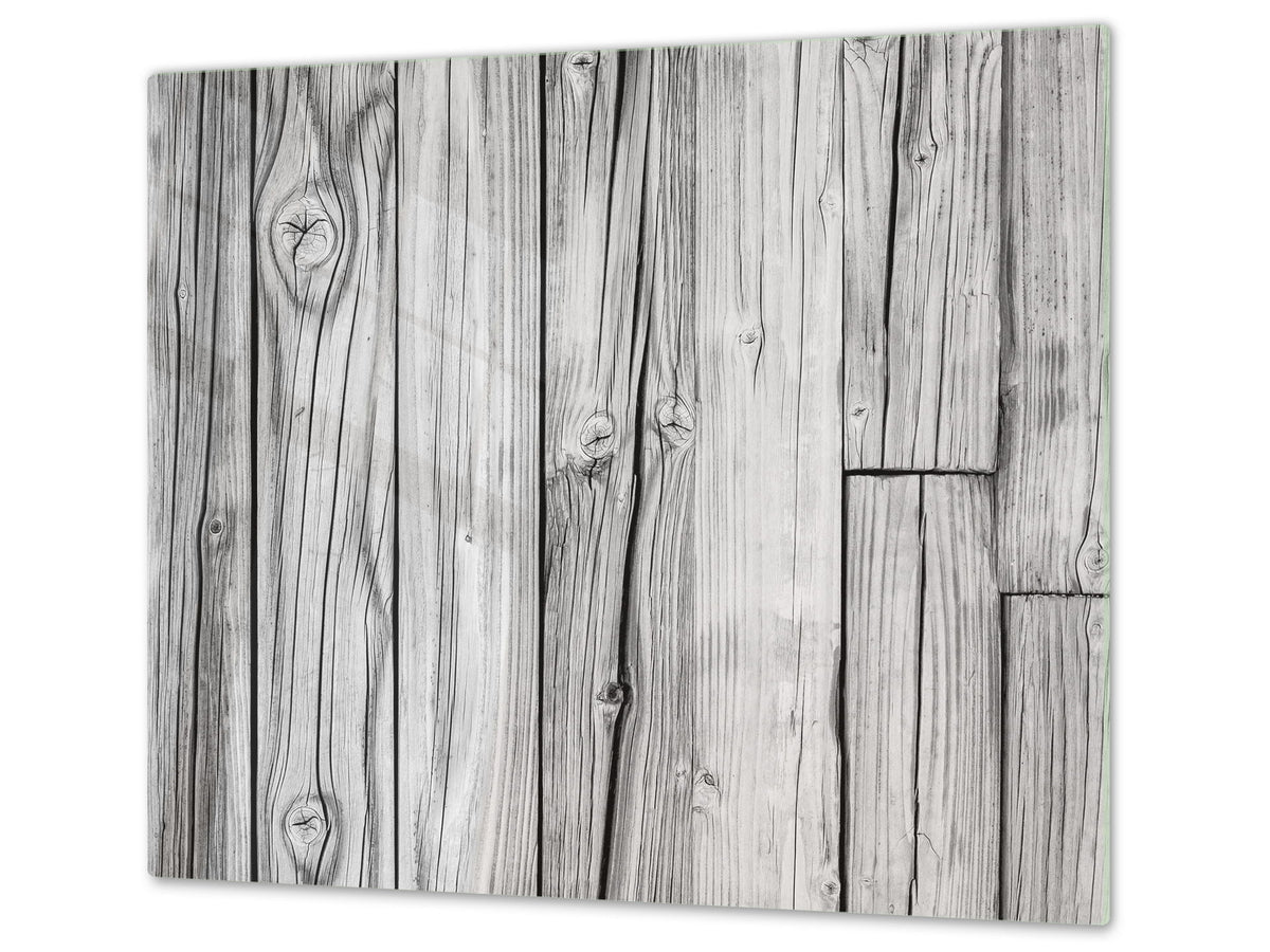 Tempered GLASS Kitchen Board – Impact & Scratch Resistant D10A Textures Series A: Wood 19