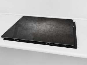 Tagliere da cucina in vetro e Copri-piano cottura a induzione; D10A Serie Textures B: Calcestruzzo Grezzo