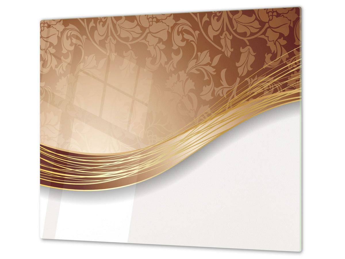 Tempered GLASS Cutting Board D01 Abstract Series: Abstract Art 46