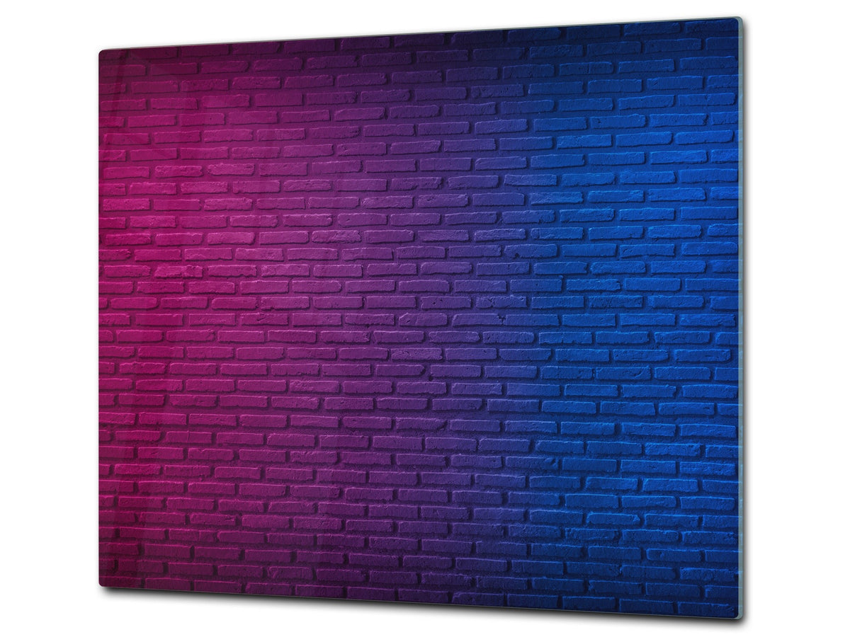 KITCHEN BOARD & Induction Cooktop Cover – Glass Pastry Board D25 Textures and tiles 1 Series: Club brick wall