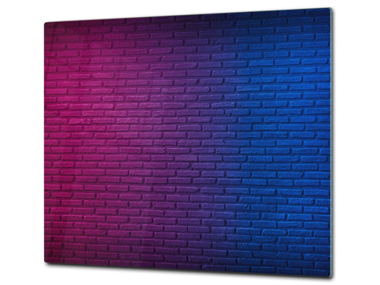 KITCHEN BOARD & Induction Cooktop Cover – Glass Pastry Board D25 Textures and tiles 1 Series: Club brick wall