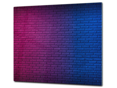 KITCHEN BOARD & Induction Cooktop Cover – Glass Pastry Board D25 Textures and tiles 1 Series: Club brick wall