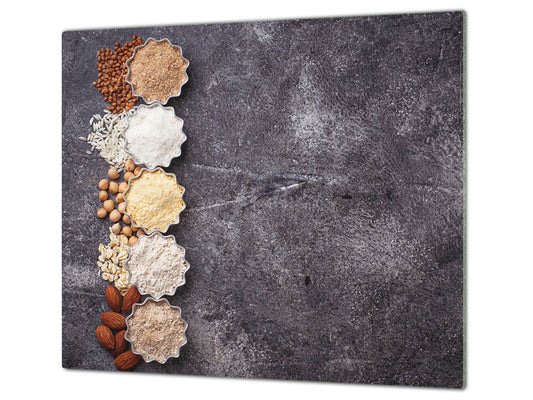 Hob cover 60D09: Types of flour