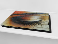 Tempered GLASS Kitchen Board D09 Other: Graffiti On Brick