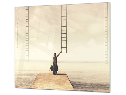 Glass stove top 60D19: Ladders to heaven