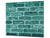 KITCHEN BOARD & Induction Cooktop Cover – Glass Pastry Board D25 Textures and tiles 1 Series: Green vintage brick