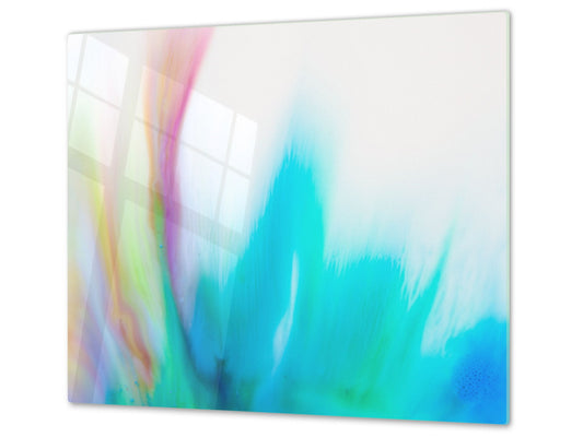 Tempered GLASS Cutting Board D01 Abstract Series: Texture 13