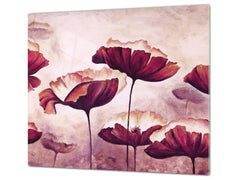 Induktionskochfeldabdeckung 60D06A: Mohnblumen 3