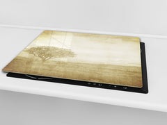 Tempered GLASS Kitchen Board D09 Other: Tree 5