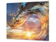 Tempered GLASS Cutting Board 60D10: Water wave