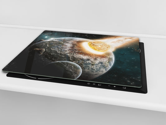 Panneau de cuisine en verre trempé D09 Autre: Cosmos 8