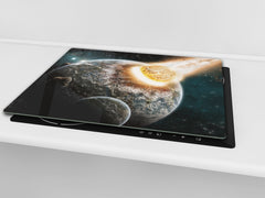 Tempered GLASS Kitchen Board D09 Other: Cosmos 8